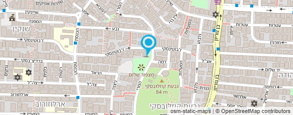 מפת הגעה אל הדפסות ת"א