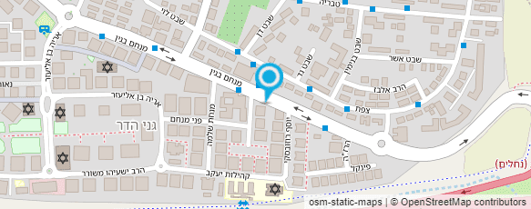 מפת הגעה אל גן מעון זהבה