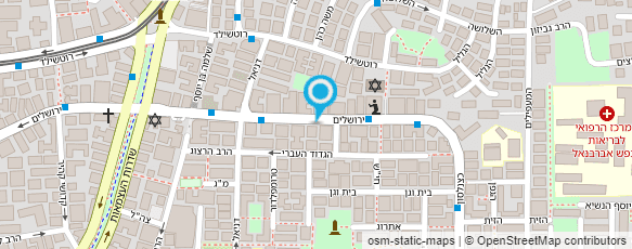 מפת הגעה אל מוטי לב - ניקוי חלונות