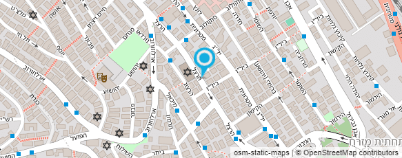 מפת הגעה אל מרכז לספרי קודש - קוסטינר אריה