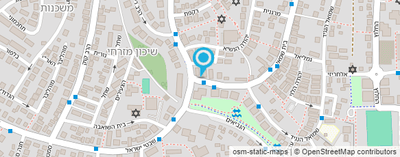 מפת הגעה אל פולק פרופ' ברוך