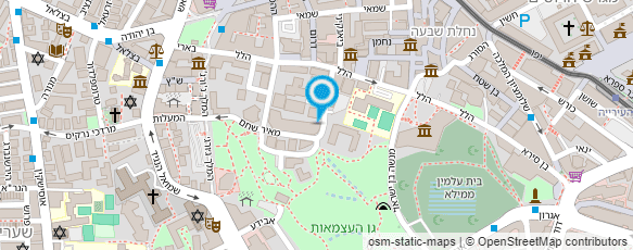 מפת הגעה אל מיל"ה - מכון ירושלים לעברית