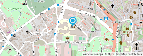 מפת הגעה אל מיל"ה - מכון ירושלים לעברית