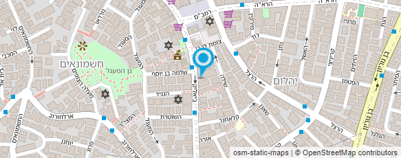 מפת הגעה אל יצחק אמנון