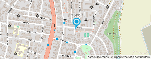 מפת הגעה אל מתנ"ס - יוספטל