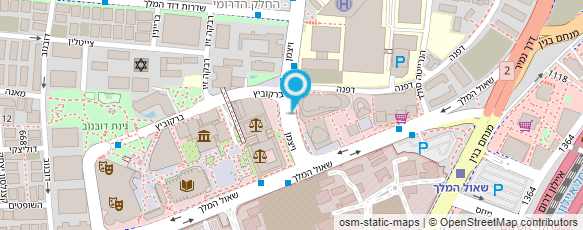 מפת הגעה אל מכון גתה-גרמנית