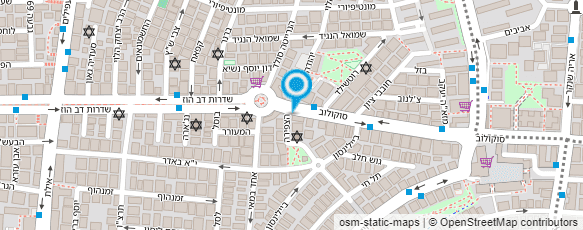 מפת הגעה אל הדר תשמישי קדושה