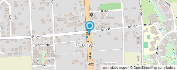 מפת הגעה אל משתלת עקיקי