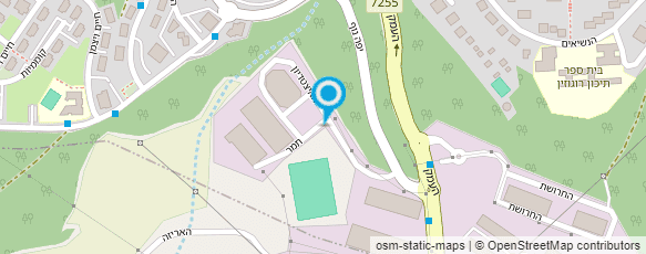 מפת הגעה אל המכללה ללימודי עבודה