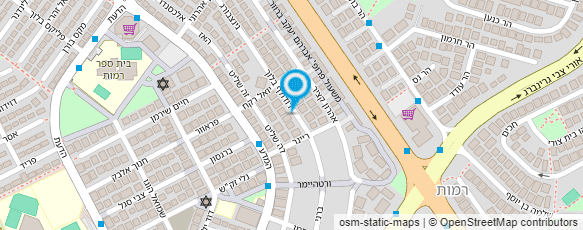 מפת הגעה אל גנון רותי מפת הגעה אל גנון רותי