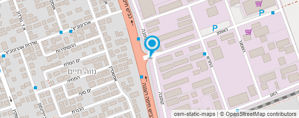 מפת הגעה אל מוסך אלכס מפת הגעה אל מוסך אלכס