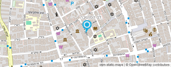 מפת הגעה אל תיווך לב העיר