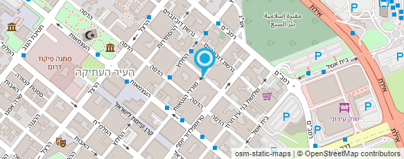 מפת הגעה אל דפוס ב.ח. יוסי בע"מ מפת הגעה אל דפוס ב.ח. יוסי בע"מ