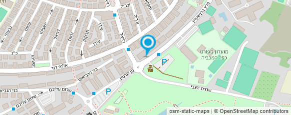 מפת הגעה אל עירוני ר"ג-מח' הכדורסל