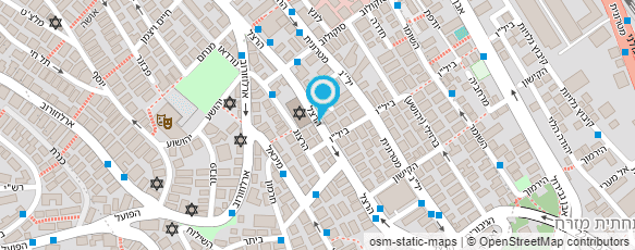 מפת הגעה אל פלאפל ירושלמי