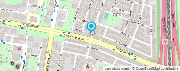 מפת הגעה אל רוזנמן יעקב פרוייקטים