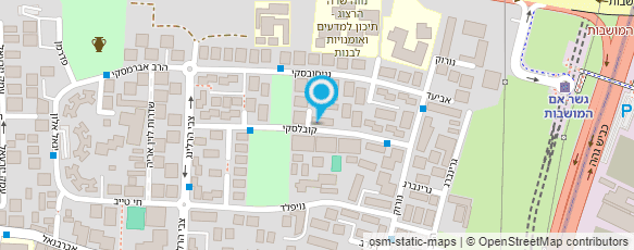 מפת הגעה אל גן קובלסקי