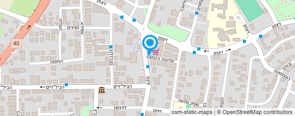 מפת הגעה אל רבקה - מכון טיפוח