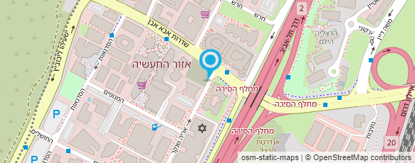 מפת הגעה אל עמינח סנטר