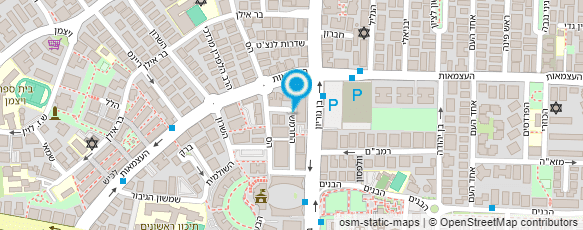 מפת הגעה אל מוסך המרכז