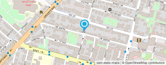 מפת הגעה אל פרנקו חנה-מעצבת שמלות כלה וערב