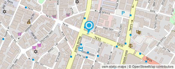 מפת הגעה אל מוניות שירות שי-לי בנתניה