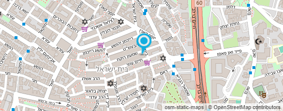 מפת הגעה אל ישיבת בית הוראה