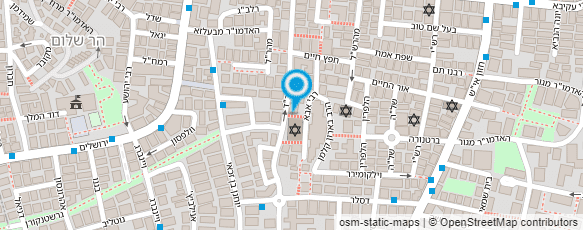 מפת הגעה אל פרידמן הרב ישראל משה