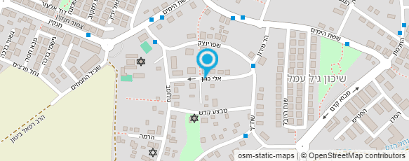 מפת הגעה אל שירותי בריאות כללית