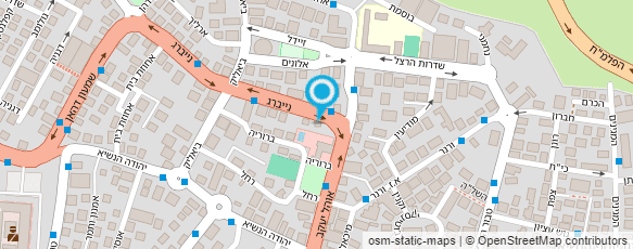 מפת הגעה אל מוסך טכנו-קאר