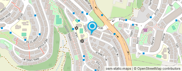 מפת הגעה אל ביה"ס ממלכתי דתי