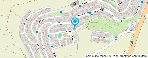 מפת הגעה אל ביה"ס ממלכתי ב' יעד