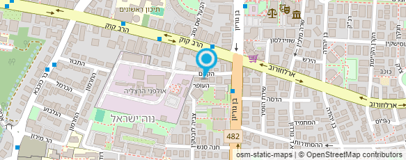 מפת הגעה אל ישראל דרורי