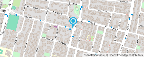 מפת הגעה אל גן מירב