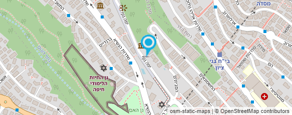 מפת הגעה אל מוזיאון מאנה-כץ