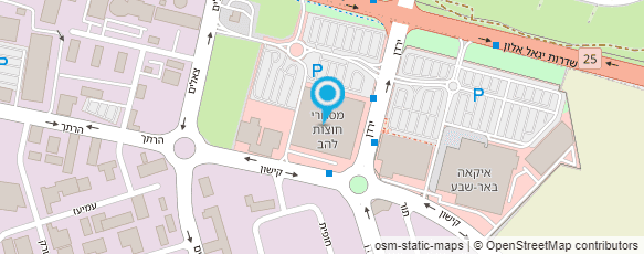 מפת הגעה אל אגמים