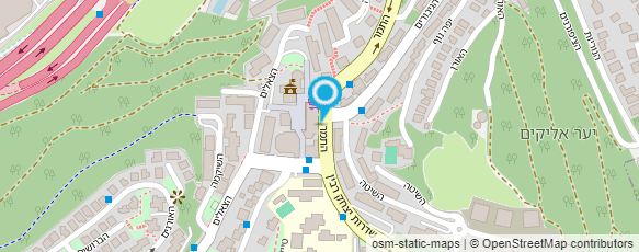 מפת הגעה אל סטודיו "הצלמים"