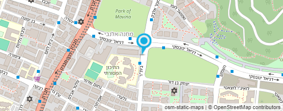 מפת הגעה אל עו"ד צביה חן-סיימונס