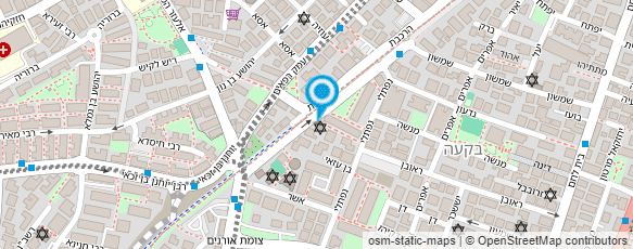 מפת הגעה אל גן מרים