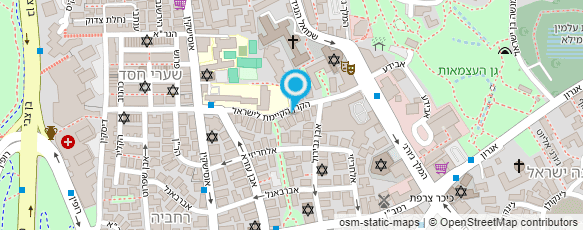 מפת הגעה אל המספרה של דויד