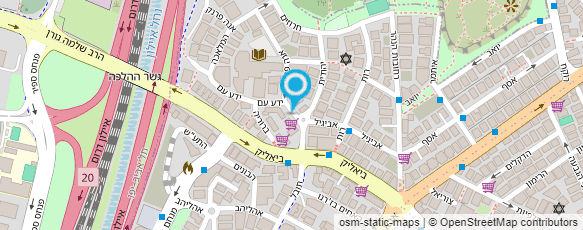 מפת הגעה אל רונן ג'ורג' - מספרה