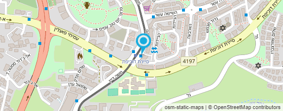 מפת הגעה אל טדי קולק חטיבת ביניים