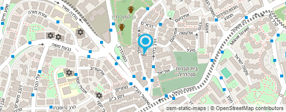 מפת הגעה אל בית הכנסת סלאנים