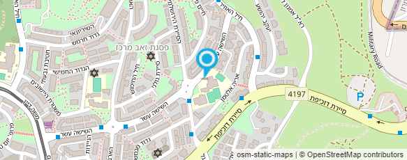 מפת הגעה אל פסגת דוד