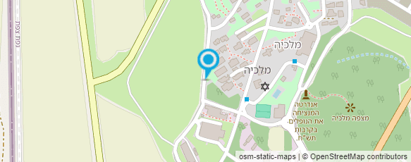 מפת הגעה אל מוסך מלכיה