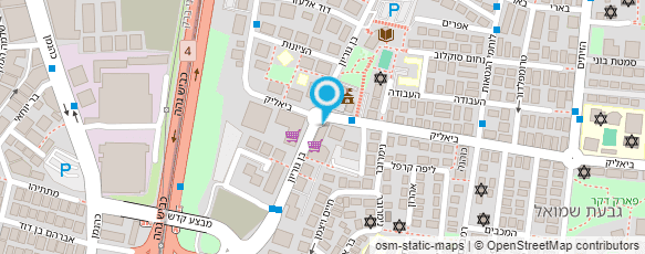 מפת הגעה אל מרכז רפואי גבעת שמואל