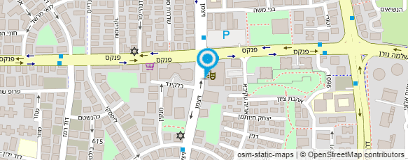 מפת הגעה אל האגודה למען החייל-תרומות