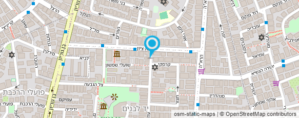 מפת הגעה אל מגן דוד ירוק - מרפאה ומכללה