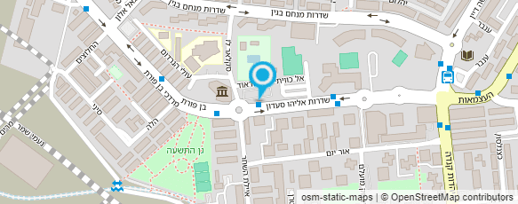 מפת הגעה אל מכללת אור יהודה