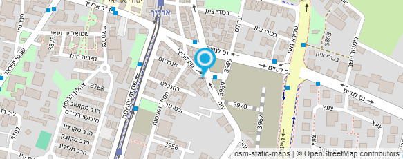 מפת הגעה אל המרכז לטיפול בנפגעי סמים